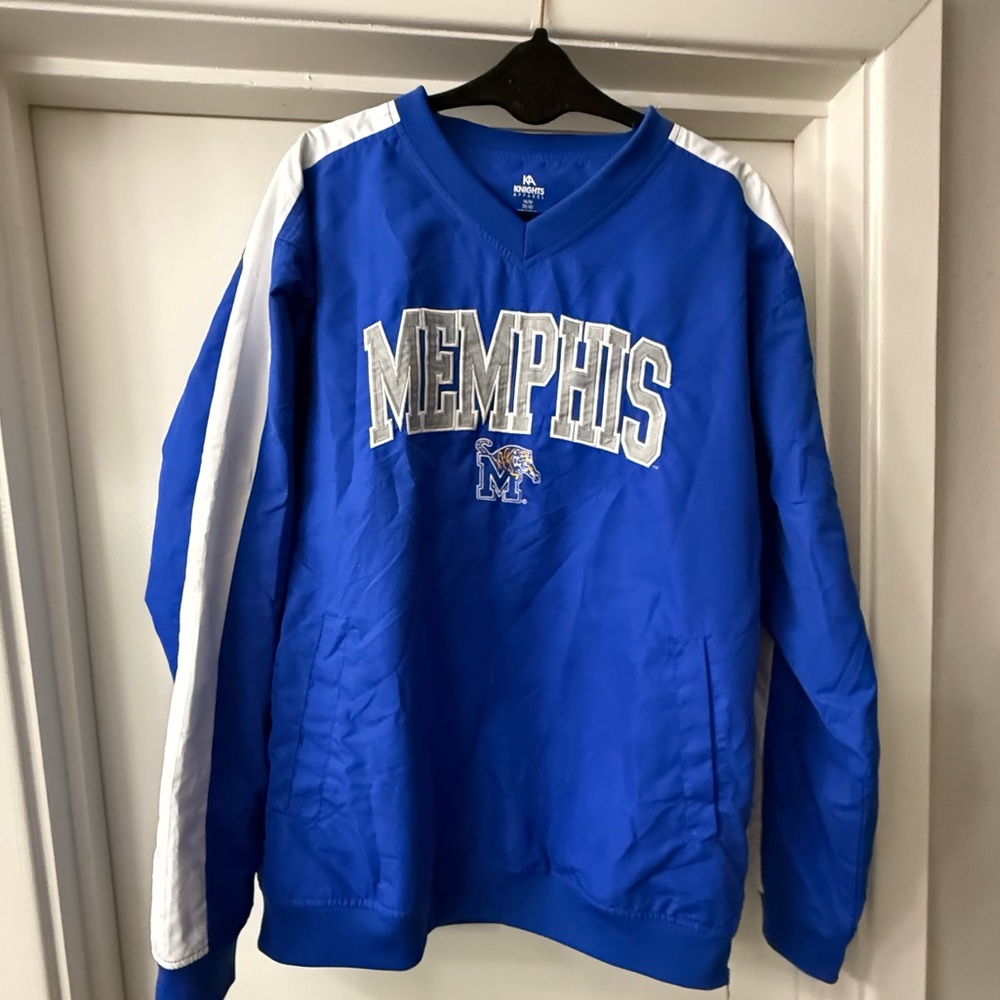 VINTAGE •MEMPHIS•TIGERS• Knights Apparel •Royal Blue •SZ MD•Sweatshirt